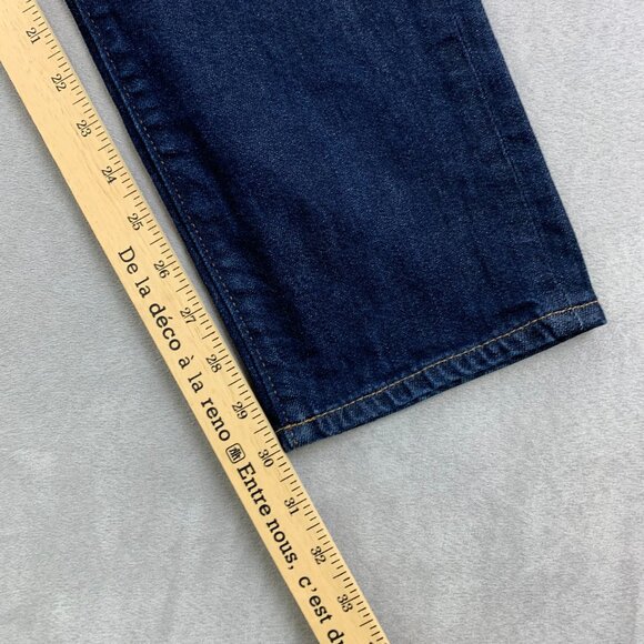 J Crew Mens Pants 31 Blue Jeans 484 Stretch Slim Tapered Japanese Denim 31x30 - Picture 7 of 14